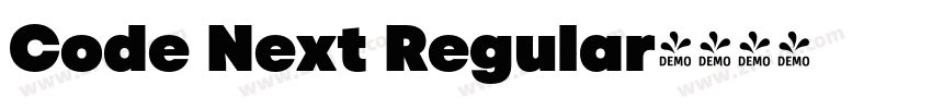 Code Next Regular字体转换